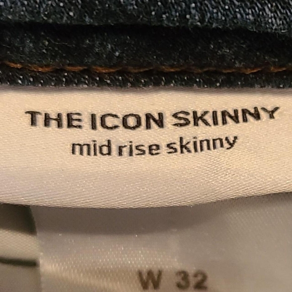 JOE'S ICON SKINNY DARK WASH STRECH DISTROYED DENIM, I SHIP FAST 32x29 - Picture 6 of 8